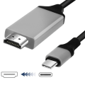 Miniatyrbillede 1 af 4: USB-C til HDMI kabel - Samsung - Galaxy S8 - 2m - 1080p - Sort