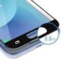 Pikkukuva 4 / 4: Näytönsuojakalvo - IMAK - Galaxy J5 2017 - Karkaistu lasi - 9H Suojaus - Erittäin ohut Svart