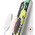 Miniatyrbild 3 av 5: Coque MagSafe för Samsung Galaxy S25 F-Protect Forcell Grön Grön