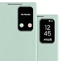 Pikkukuva 5 / 6: Nahkatasku Galaxy S22 Ultra Näyttöikkunalla Korttipaikalla Vaaleanvihreä Grön