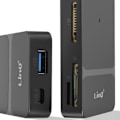 Pikkukuva 3 / 5: USB C + Lightning Multiport Kortinlukija OTG Monitoimi LinQ Musta