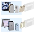 Miniatyrbild 4 av 5: USB-C till Lightning-kabel - LINQ - 1,2 m - 60W snabbladdning - USB-C och Lightning-kompatibel Vit