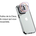 Miniatyrbillede 3 af 4: RhinoShield Clear til [iPhone 13/14] | Modstår gulning, høj gennemsigtighed - Sort fotolinsekontur