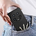 Miniatyrbillede 4 af 5: Coque - AVIZAR - Xiaomi 14 Ultra - Semi-rigid - Soft-touch - Anti-fingeraftryk Sort Svart