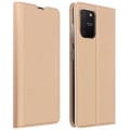 Miniatyrbillede 1 af 4: Housse - DUX DUCIS - Galaxy S10 Lite - Øko-læder - Videostøtte - Rose Gold Rose guld