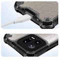Pikkukuva 4 / 5: Kotelo Xiaomi 13:lle - AVIZAR - Vahvistetut kulmat - Honeycomb Hybrid musta Svart