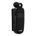Miniatyrbild 2 av 5: Bluetooth-headset - LinQ - R8344 - Batteritid 10h - Retractable kabel - Multipoint Svart
