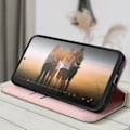 Miniatyrbillede 4 af 5: Cover til Redmi Note 12 5G - AVIZAR - Magnetisk flip - Kortholder - Videostøtte - Pink Rosa