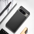 Miniatyrbillede 3 af 5: Coque - ADVARSEL - Google Pixel 8 Pro - Stiv - Sort - Anti-fingeraftryk - QI-opladning Svart