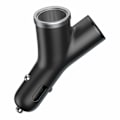 Miniatyrbillede 5 af 6: Biloplader - Baseus - BSC-C16N - Dobbelt USB - 3.4A - Cigartænderstik Svart