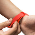 Pikkukuva 4 / 6: Rannekoru Xiaomi Mi Band 5 / 6 / 7 Silicone Soft Touch -vedenpitävälle punainen Röd
