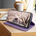 Pikkukuva 3 / 5: Mandala Dream Catcher -kotelo Xiaomi Redmi Note 11:lle ja 11s Purple Walletille Lila