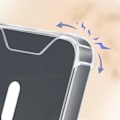 Pikkukuva 3 / 5: Kotelo - AVIZAR - iPhone 13 - Silikonigeeli - Vahvistetut kulmat - Iskunkestävä - Läpinäkyvä Transparent