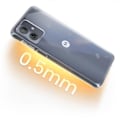 Miniatyrbillede 4 af 6: Etui - AVIZAR - Motorola Moto G54 - Tynd 0,5 mm - Anti-gulning - Gennemsigtig Transparent