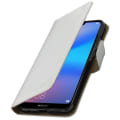 Miniatyrbillede 2 af 4: Huawei P20 Lite cover Læder wallet flip silikone cover Hvid Vit