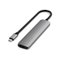Miniatyrbillede 1 af 6: USB-C Multiport Hub 6-i-1 - Satechi - 4K - Power Delivery 100W - 10Gbps - Grå