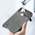 Pikkukuva 4 / 4: Coque - ILMOITA - Google Pixel 4A - Kangasviimeistely - Kova - Jälkihylkivä, Pesukelpoisuus Grå