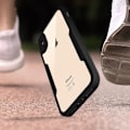 Miniatyrbillede 4 af 5: Helio-maske - MÆRKE - iPhone XS Max - Robuste plexiglas - Stødabsorberende - Synligt design Transparent, svart