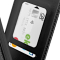 Miniatyrbillede 3 af 6: AVIZAR Vertical Flip Case til Xiaomi Redmi A3 - Sort - Halvstiv skal - Kortopbevaring Svart