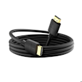 Pikkukuva 1 / 5: HDMI 2.0 -kaapeli 4K 60Hz TV:lle, kullattuja liittimiä, 1m, Swissten, musta
