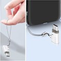 Pikkukuva 4 / 5: OTG-sovitin Micro-USB-naaras-USB C-uros Erittäin kompakti muotoilu XO valkoinen