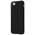 Miniatyrbillede 3 af 4: Bagcover AVIZAR til iPhone 7 og iPhone 8 - Mat sort - Blødt silikonegummi - Mat finish Svart