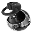 Miniatyrbillede 1 af 6: Bluetooth headset Clip Bone Conduction Micro Call Touch Tactile LinQ Black Svart