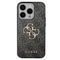 Pikkukuva 1 / 5: iPhone 15 Pro - Tarkat Leikkaukset ja Kohotetut Reunat Guess Musta