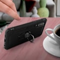 Miniatyrbillede 4 af 4: Bagcover - Huawei - P30 - Bi-materiale - Indbygget videostativ - Sort Svart