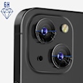 Pikkukuva 3 / 4: Suojaelokuva - Imak - iPhone 13 Mini - Kirkas - 4 kpl - Taipuisat lasit Vit