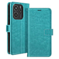 Miniatyrbillede 1 af 5: Etui til Xiaomi Redmi Note 14 4G Tegnebog med Strop Mayaxess Turkis Blå