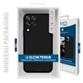 Miniatyrbillede 2 af 2: Etui til Samsung Galaxy A22 4G Premium Silikone Microfiber Jaym Sort Svart