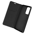 Pikkukuva 1 / 5: Samsung A53 5G Carbon Case Korttitelineen jalusta Forcell Luna Book Carbon Black Svart