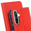 Miniatyrbild 4 av 5: Etui för Samsung Galaxy A36 Fällportfölj Fancy Blå / Röd Röd