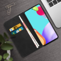 Miniatyrbild 3 av 4: Plånboksetui - Samsung - A52/A52s - Ekoskinn - Video Stöd - Magnetisk Stängning Svart
