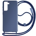 Miniatyrbillede 1 af 6: AVIZAR etui til Samsung Galaxy S21 FE - Semi-stiv midnatsblå - 80 cm rem Blå