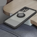 Pikkukuva 4 / 4: Galaxy A52- ja A52s -kotelo, kaksimateriaalia metallirengas, musta tukitoiminto