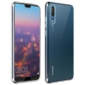 Pikkukuva 1 / 4: Suojakuori ja Suojakalvo - Huawei - P20 - läpinäkyvä Silikoni - Karkaistu lasi - Taipuva transparent