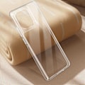 Miniatyrbild 4 av 5: Skydd för Motorola Edge 50 Pro Fin 0.5mm Anti-gulning Transparent Transparent