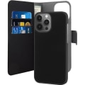 Miniatyrbillede 2 af 2: Etui med magnetisk folio - Puro - iPhone 13 Pro - 2 i 1 - Semi-hård skal - Sort Svart