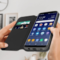 Miniatyrbild 3 av 5: Samsung Galaxy S8 Fodral - AVIZAR - Video Support Plånboksfodral - Svart Svart