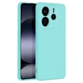 Pikkukuva 2 / 6: Coque Xiaomi Redmi Note 14 4G puolijäykkä Soft-touch Antijäljet Turkoosi Blå