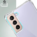 Miniatyrbild 3 av 5: Itskins förstärkt skyddsfodral till Samsung Galaxy S21 Plus - Genomskinlig Vit