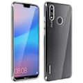 Pikkukuva 1 / 4: Takakansi + läpinäkyvä karkaistu lasikalvo Huawei P20 Lite - läpinäkyvä transparent