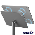 Miniatyrbillede 3 af 5: Supportbureau iPad Air 11' 2024 / 10,9' 2022 i roterende aluminium wiwu grå