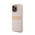Miniatyrbillede 2 af 6: DKNY Læder Mono Stripe & Metal Logo - Etui til iPhone 15 Pro Max (Pink)