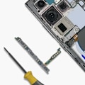 Miniatyrbillede 3 af 4: Nappe til tænd/sluk og lydstyrke for Samsung Galaxy S23 Ultra Sort