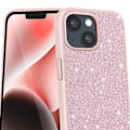 Miniatyrbillede 3 af 4: Coque til iPhone 14 Monochrom Finish Glitrende Guess Rosa Rosa