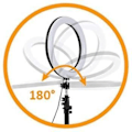 Miniatyrbild 2 av 3: Kit för Vlogging och Fotografi - BIGBEN CONNECTED - Stativ 1,6m - LED-lampa med justerbar intensitet - Svart
