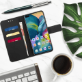 Miniatyrbild 3 av 4: Huawei P40-fodral - Huawei - Ekologiskt läder - Korthållare - Videostativ - Svart Svart